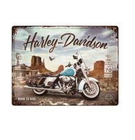 Tinnen Bord 30 x 40 Harley-Davidson - Route 66 Road King Classic - thumbnail