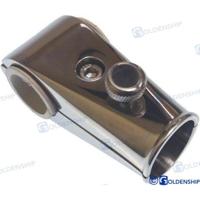 Astas de bandera y bases GS73309 - BASE INOX P/BALCON 25 MM.