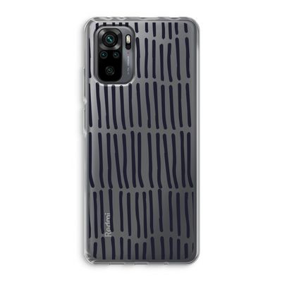 Moroccan stripes: Xiaomi Redmi Note 10 Pro Transparant Hoesje