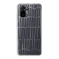 Moroccan stripes: Xiaomi Redmi Note 10 Pro Transparant Hoesje