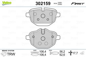 Valeo Remblokset 302159