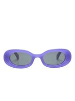 Off-White Eyewear lunettes de soleil Amalfi à monture ovale - Violet - thumbnail