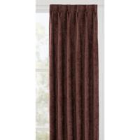 Leen Bakker - Gordijnstof Qiara Semi-verduisterend - Bordeaux - Polyester - Rood - B150 Cm