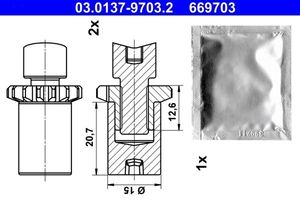 Ate Toebehoren Parkeerremschoen 03013797032