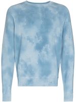 TOM FORD sweat à imprimé tie dye - Bleu