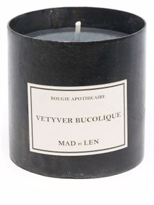 MAD et LEN bougie parfumée Vetyver Bucolique (300 g) - Noir