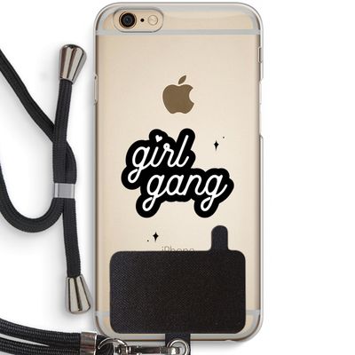 Girl Gang: iPhone 6 / 6S Transparant Hoesje met koord