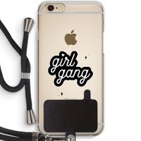 Girl Gang: iPhone 6 / 6S Transparant Hoesje met koord