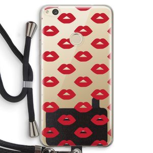 Lips: Huawei Ascend P8 Lite (2017) Transparant Hoesje met koord