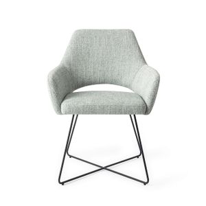 Jesper Home Yanai eetkamerstoel Soft Sage cross black