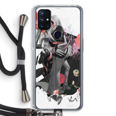 Dissimulation du réel: OnePlus Nord N10 5G Transparant Hoesje met koord