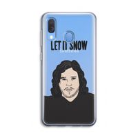 Let It Snow: Samsung Galaxy A40 Transparant Hoesje