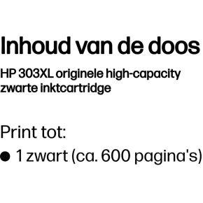 HP 303XL originele high-capacity zwarte inktcartridge