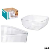 Kommenset Leknes CK80688 CK80688 Transparant Plastic 800 ml 15,3 x 7 x 15,3 cm (24 Stuks)