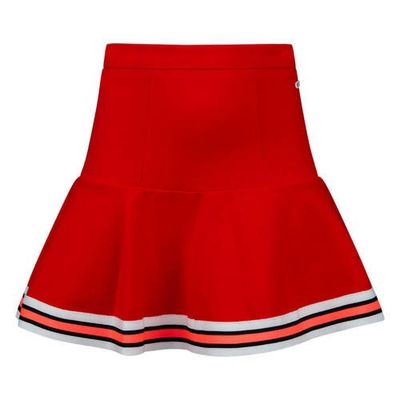 Retour Denim rok Montpellier met contrastbies 4035 - poppy red