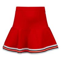 Retour Denim rok Montpellier met contrastbies 4035 - poppy red - thumbnail