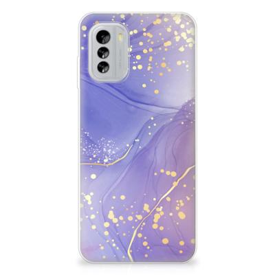 Smartphone hoesje voor Nokia G60 Watercolor Paars