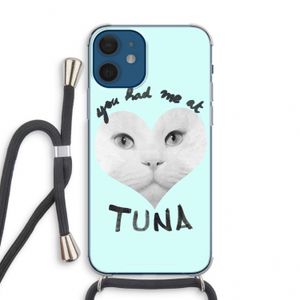 You had me at tuna: iPhone 12 mini Transparant Hoesje met koord