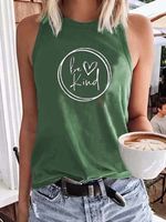 Casual Sleeveless Cotton-Blend Tank & Cami - thumbnail