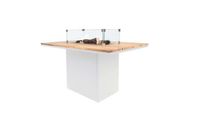 Cosiloft 120 Relax Dining Teak/Wit 120x80x67 cm