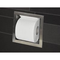 Reserve toiletrolhouder Inbouw Wiesbaden RVS