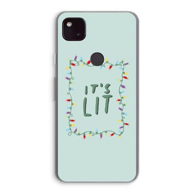 It's Lit: Google Pixel 4a 5G Transparant Hoesje