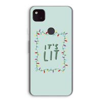 It's Lit: Google Pixel 4a 5G Transparant Hoesje