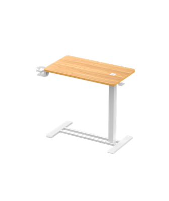 In hoogte verstelbare bijzettafel H3&H3PRO, met bekerhouder