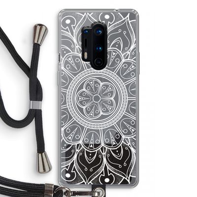 Roses Are Red: OnePlus 8 Pro Transparant Hoesje met koord