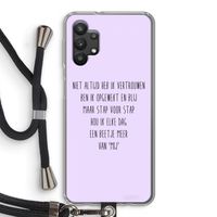 Zelfvertrouwen: Samsung Galaxy A32 5G Transparant Hoesje met koord