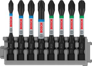 Bosch Accessoires Schroefbit Impact Control PH1-PH3/PZ2-PZ3 50 mm 8x - 2608522328
