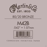 Martin Strings M42B 80/20 Bronze losse .042 snaar voor westerngitaar