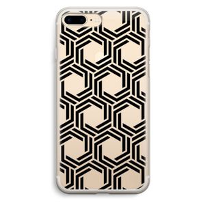 Geometrisch patroon: iPhone 7 Plus Transparant Hoesje