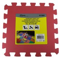 Puzzel speelmat foam tegels 30 x 30 cm roze 27 stuks