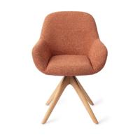 Jesper Home Kushi eetkamerstoel Amber Autumn revolve oak natural