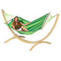 Hangmatset 1 Persoons Wood & Relax Green - Tropilex ®