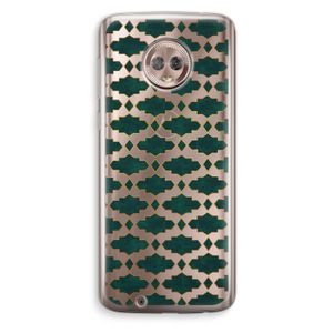 Moroccan tiles: Motorola Moto G6 Transparant Hoesje