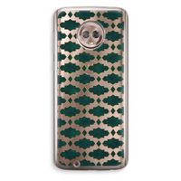 Moroccan tiles: Motorola Moto G6 Transparant Hoesje