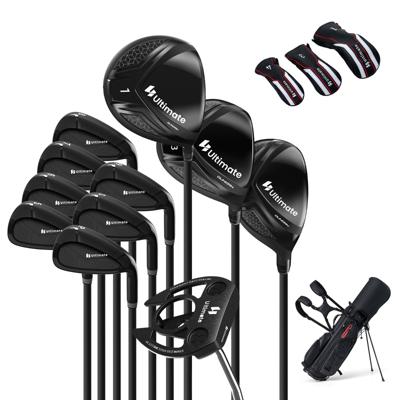 Complete Golfset Voor Heren 11 Clubs Regenhoes En Opvouwbare Standaard