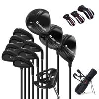 Complete Golfset Voor Heren 11 Clubs Regenhoes En Opvouwbare Standaard