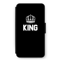 King zwart: iPhone 12 mini Flip Hoesje