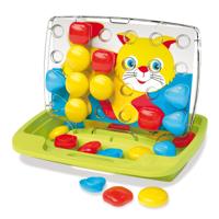 Quercetti pixel baby insteekmozaïek poes