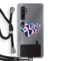 Superlady: Xiaomi Mi Note 10 Pro Transparant Hoesje met koord Superlady: Xiaomi Mi Note 10 Pro Transparant Hoesje met koord