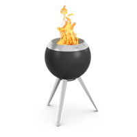 Höfats MOON 45 Rookvrije Vuurkorf met Hoge Voet-RVS