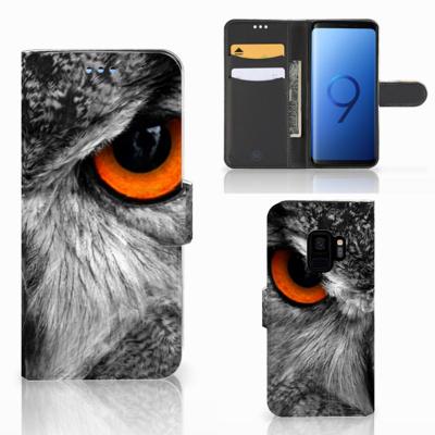 Samsung Galaxy S9 | Telefoonhoesje | Met pasjeshouder | Uil