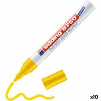Permanente markeerstift Edding 8750 Geel (10 Stuks)