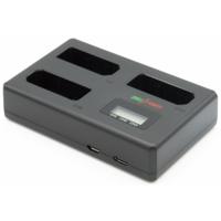 ChiliPower Nikon EN-EL14 / EN-EL14a Triple Lader - Laadt 3 accu's, ook tegelijkertijd