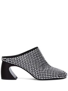 3.1 Phillip Lim mules ID 65 mm à ornements en cristal - Noir