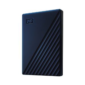 Western Digital My Passport for Mac externe harde schijf 4 TB USB Type-A / USB Type-C 3.2 Gen 1 (3.1 Gen 1) Blauw