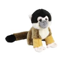 Pluche knuffel dier Squirrel aapje - 18 cm - Speelgoed apen/aapjes knuffelbeesten